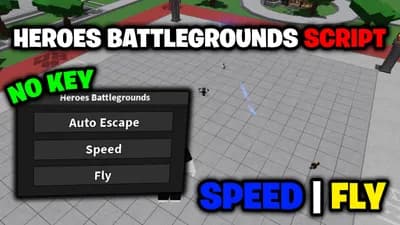 Heroes Battlegrounds Script - *Auto Escape, Fly & Speed* thumbnail