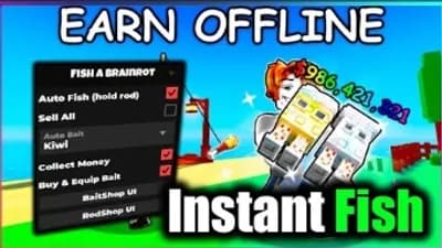 🐟 Fish a Brainrot Script-Instant Fish, Easy Money (NO KEY!) thumbnail