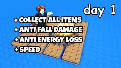 Collect All Items Anti Fall Damage Anti Energy Loss thumbnail