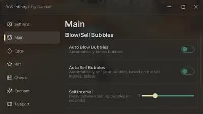 Bubble Gum Simulator Infinity+ | Auto Bubble & sell and more thumbnail