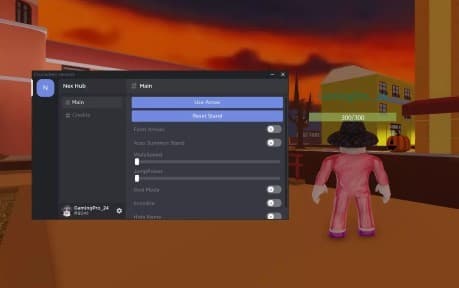 Preview of Crusaders Heaven GUI - Nex Hub