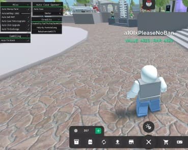 Preview of Fads Trade Tower GUI