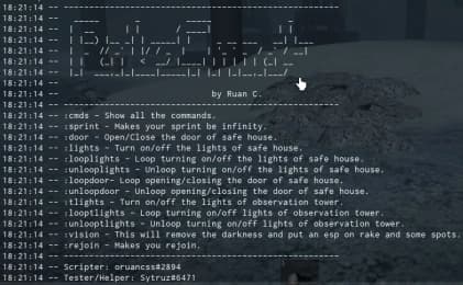Preview of The Rake Remastered | Commands Script