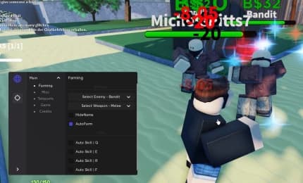 Preview of A One Piece Game GUI | Fruit Sniper, Auto Farm & MORE!