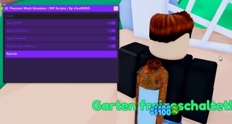 Preview of Pressure Wash GUI | Auto Refill, Auto Collect Money & MORE!