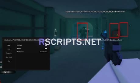 Preview of Michael's Zombies Script (Kill Aura, Noclip, No Reload...)