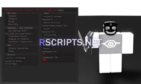 Preview of Balanced Craftwars Script | Working Auto Farm, God Mode & More