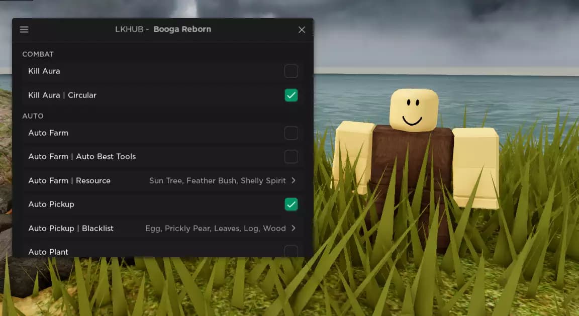 Preview of Booga Auto Farm, Kill Aura, Invisibility 