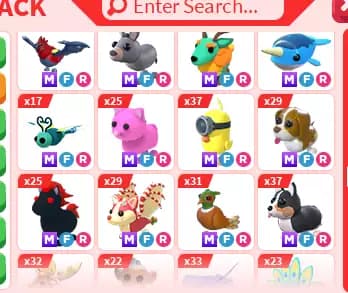 Preview of Get all NFR and MFR pets | Adopt Me