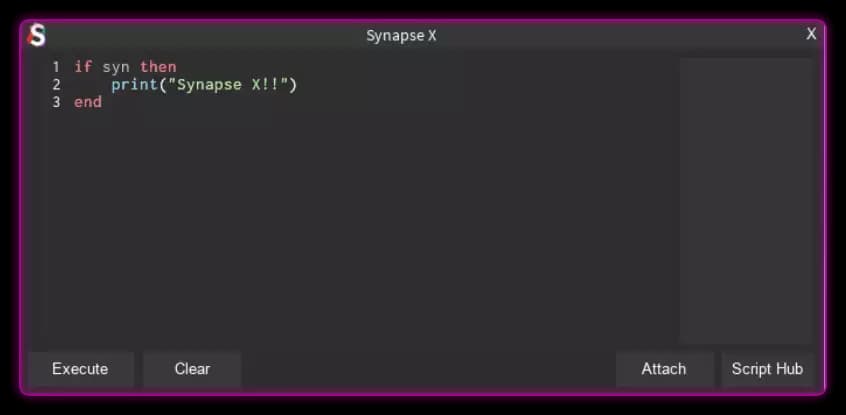 Preview of In Game Executor (Synapse X)