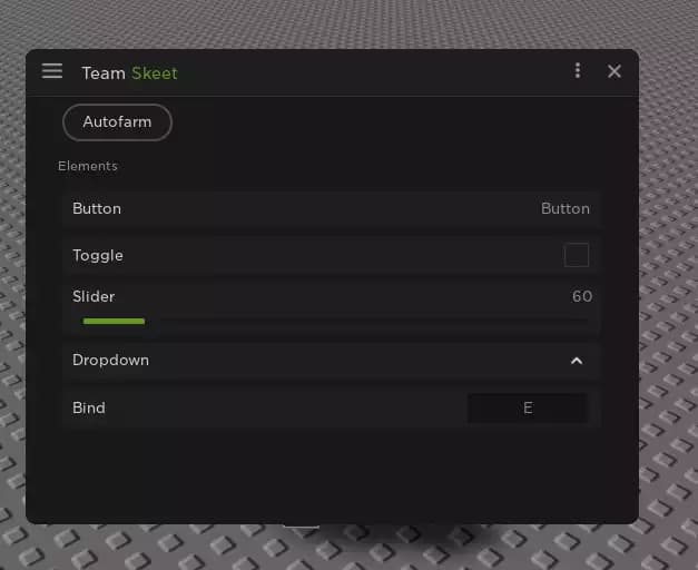 Preview of Team Skeet UI Library - for script devs