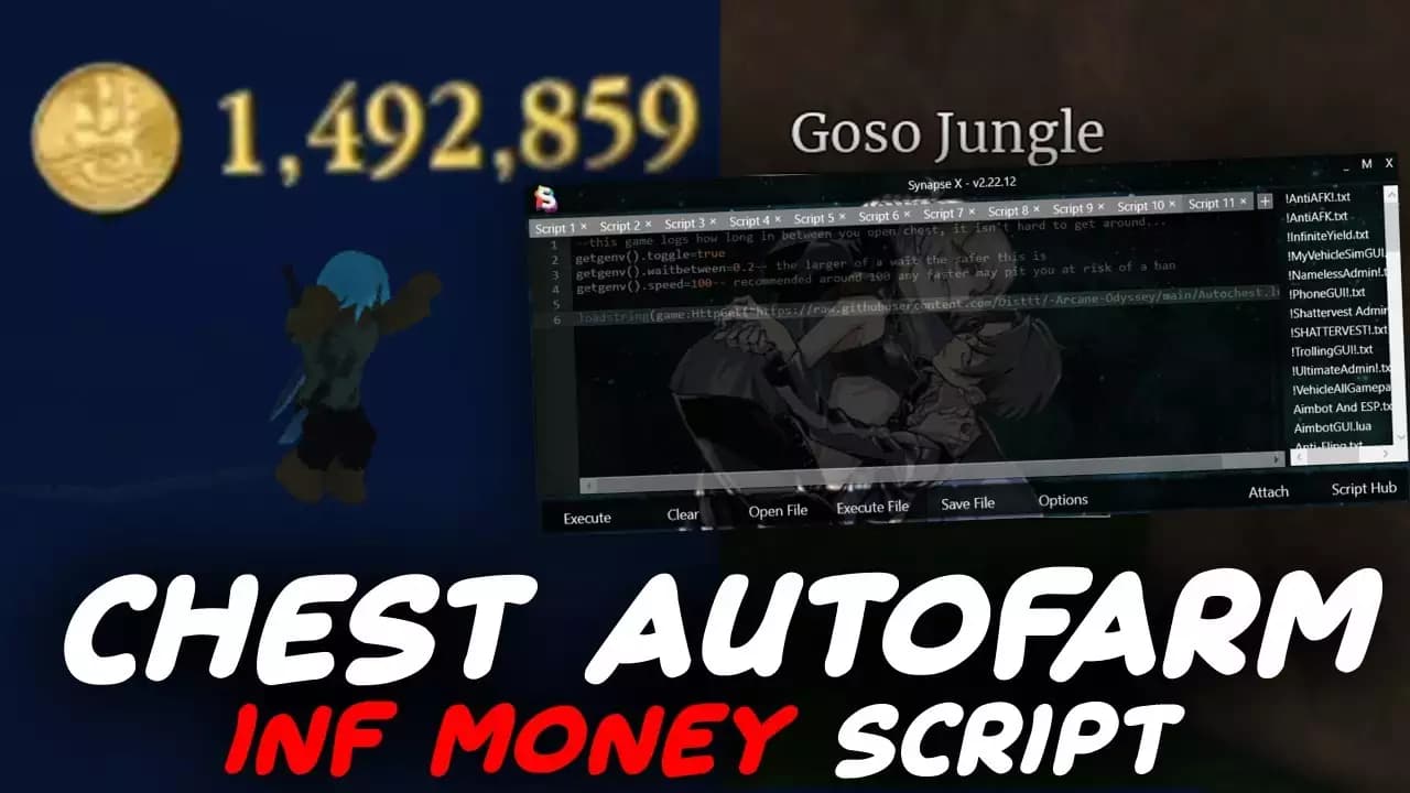 Preview of Arcane Odyssey Chest Autofarm