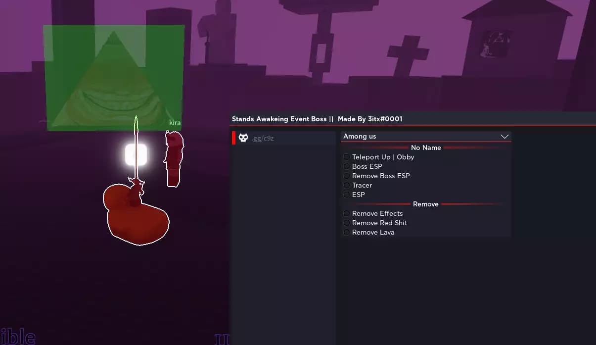 Preview of Stands Awakening Event boss GUI