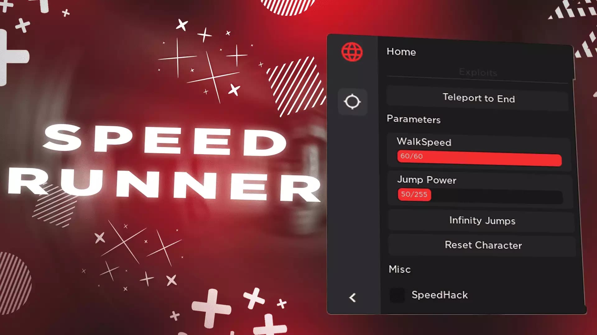 Preview of Speed Runner! - Teleport to End, Infinity Jump, SpeedHack