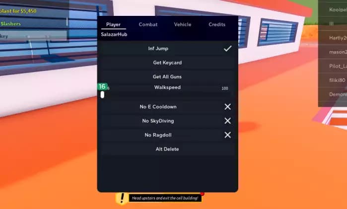 Preview of Salazar Hub | Jailbreak