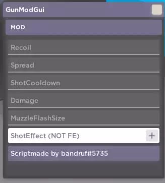 Preview of Modify Guns (VERY OP)