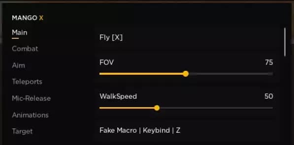 Preview of MangoX | Da Hood Script