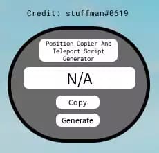 Preview of Position Copier | Teleport Script Generator