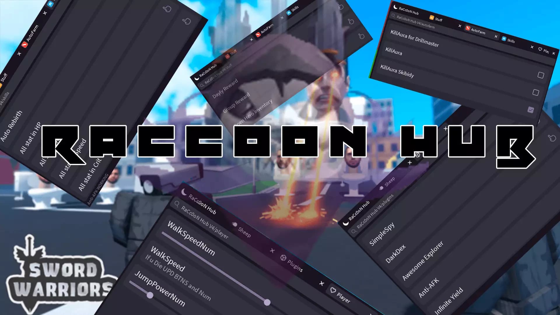 Preview of  ⚔️Sword Warriors! - RaCc0oN Hub