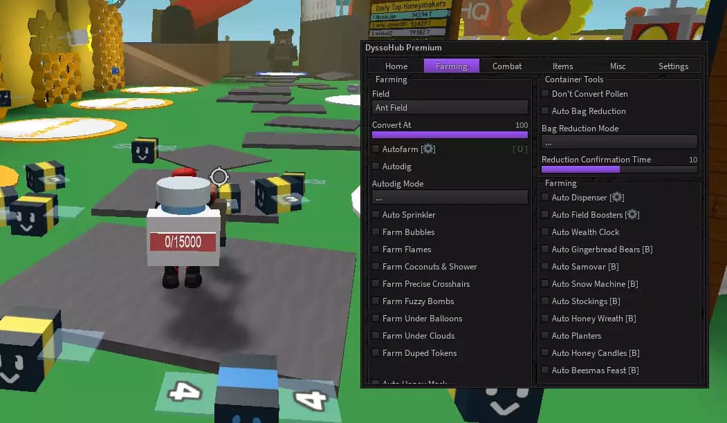 Preview of BEE SWARM SIMULATOR KEYLESS  AUTO/FARM/MOB SCRIPT