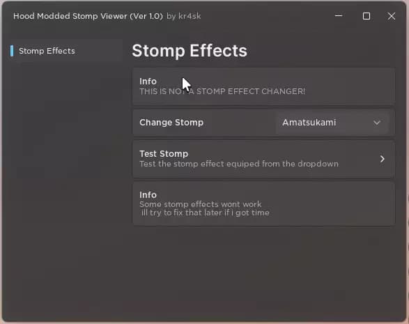 Preview of Stomp Effect Tester!