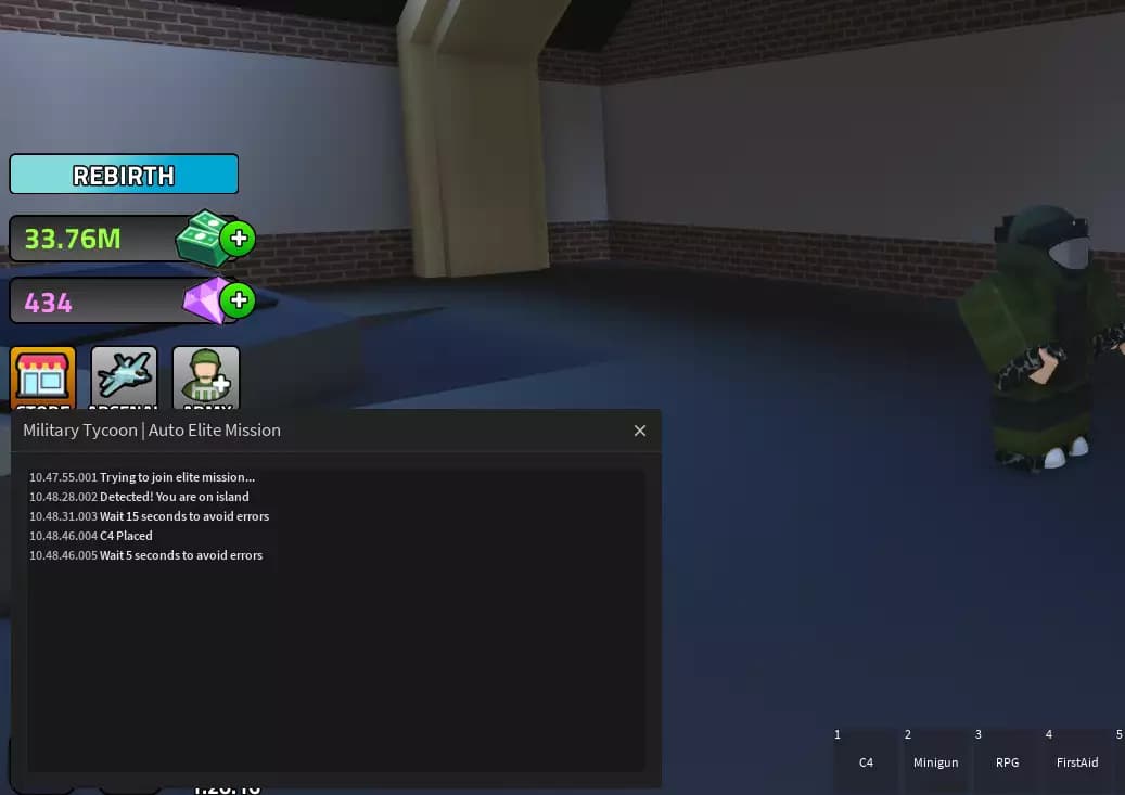 Preview of Auto Elite Mission script