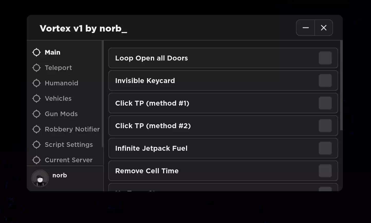 Preview of (OP) Vortex v1 - Jailbreak