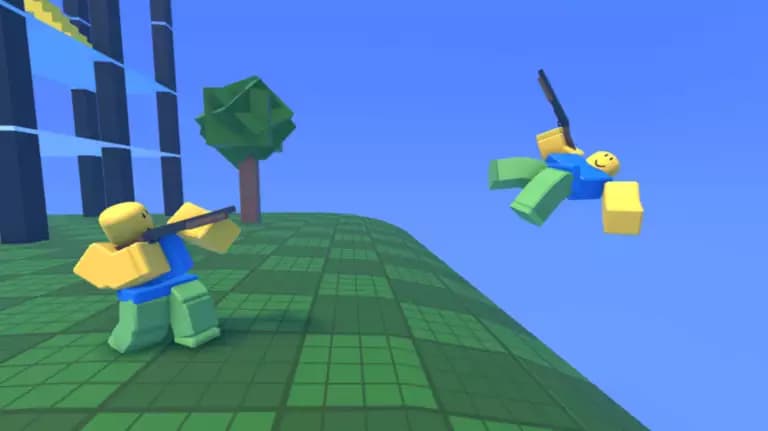 Preview of Shoot Players Off A Map Simulator Reduced KnockBack