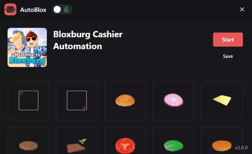 Preview of AutoBlox Bloxburg Autofarm Tool (Roblox WEB)