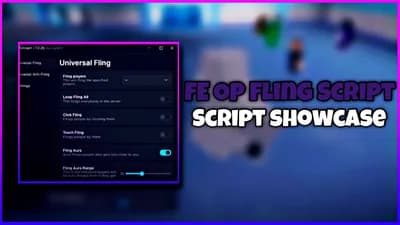 Preview of Roblox OP Fling Manager Gui /w Fling all & Friends Whitelist