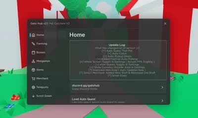 Preview of GatoHub Pet Catchers Script V2