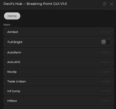 Preview of New Breaking Point Gui With Amazing Features