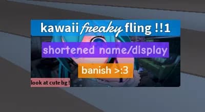 Preview of KAWAII FREAKY FLING - BEST UNIVERSAL FLING