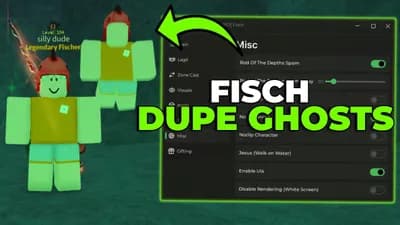 Preview of Fisch Dupe - Ghost / Rod Of The Depths Dupe