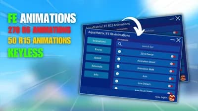 Preview of AquaMatrix [320+ FE ANIMATIONS, KEYLESS]