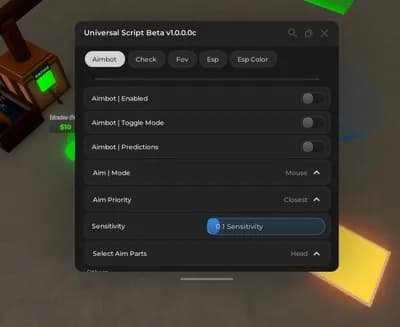 Preview of Universal Aimbot