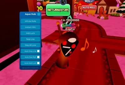 Preview of Aqua Hub | Infinite Rolls, Instant Win, Add Luck, and more