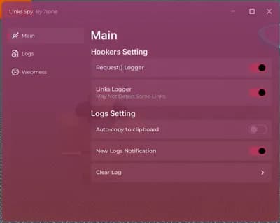 Preview of https spy,request spy,webhook destroyer,etc