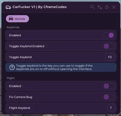 Preview of UNIVERSAL Car Script | CarFucker V1