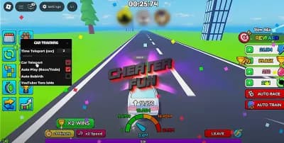 Preview of Car Training Script GUI - AutoBuy, AutoRebirth, AutoTrain