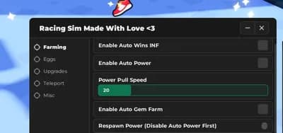 Preview of racing sim INF WINS OP