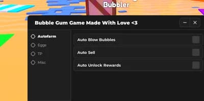 Preview of bubble gum game 