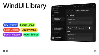 Preview of WindUI Library