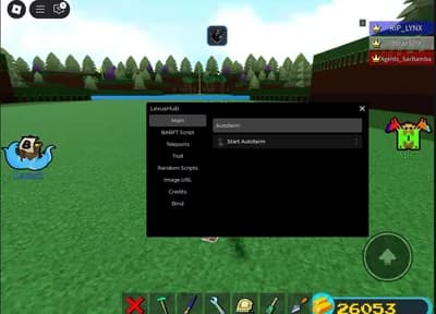 Preview of Lexus hub autofarm (a but copied form novakool) 