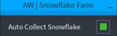 Preview of auto farm snowflakes script