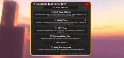 Preview of Executor Test Panel (ETP) | All In One GUI