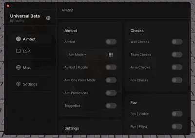 Preview of Universal Aimbot