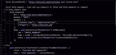 Preview of Auto Join Discord Script