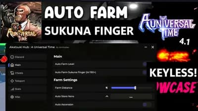Preview of Auto Farm Level/Sukuna Finger/Auto Trait Hand Keyless