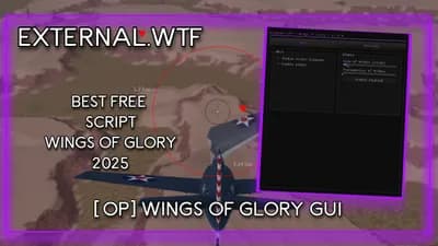 Preview of Wings Of Glory GUI Aimbot HitBox Script